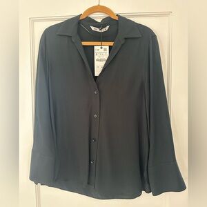 Zara Mid-Weight Button Down Shirt